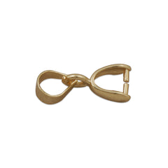 20PCS 14K Gold Filled Brass Pinch Bails, Pendant Bails, Bail with loop, Pendant Connector,Pendant Holder, Gold Pinch Bails 104241