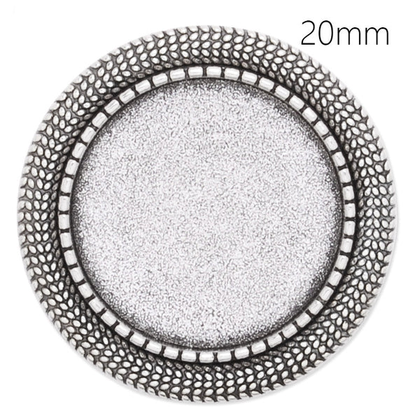 20mm anqitue silver plated brooch blank,brooch bezel,cameo setting,zinc alloy,lead and nickle free,sold by 10pcs/lot