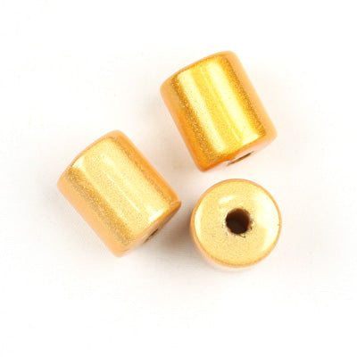 Top Quality 8 x 10 MM Tube Miracle Beads,Light Topaz,Sold per pkg of about 1100 Pcs