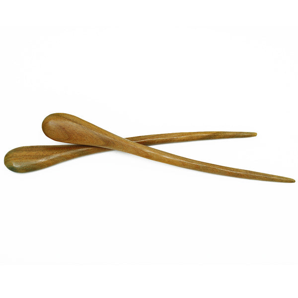 7.2 Inch Natural Green Sandalwood Hair Stick,Hand Carved Hair Stick,Wooden Shawl Pin,Thickness 9mm,sold 1pcs /lot