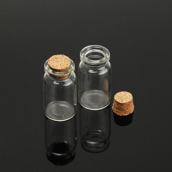 22mm Cute mini clear cork stopper glass bottles,small glass bottles with cork,small wish bottles,vials jars containers,empty glass bottles,10pcs/lots