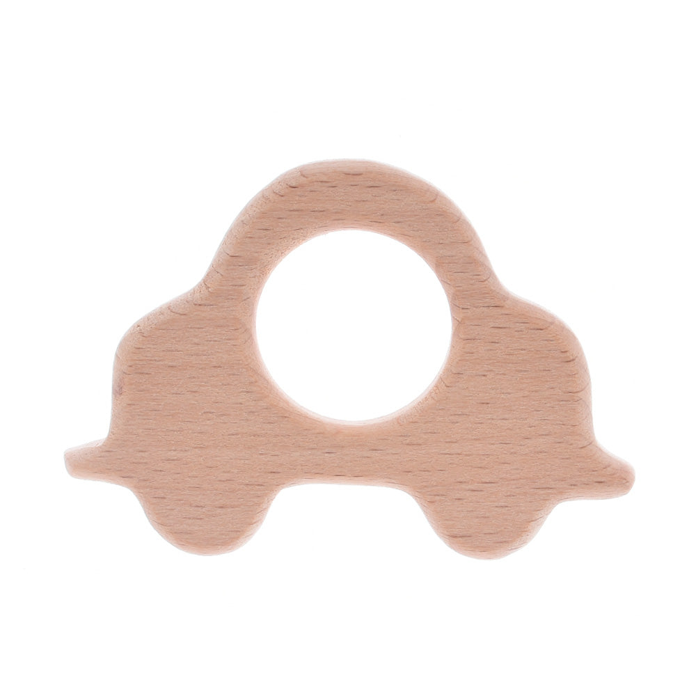 74*52mm Baby Teething Toy Wooden Teether First baby toys Handmade Baby toy Jewelry Wooden car shape 2pcs 10187961
