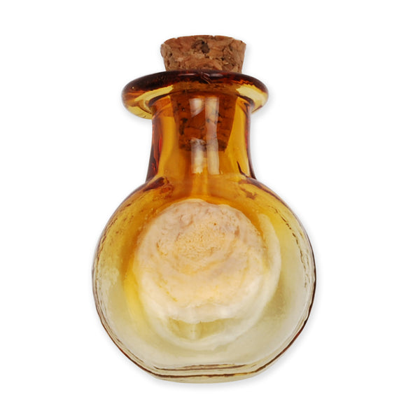 20 * 25mm Colored Bottle Wishing Bottle,Light Coffee Small Glass Flat Bottle With Cork,Empty Glass Faceted Round Bottles,Glass Jar,10pcs/lots