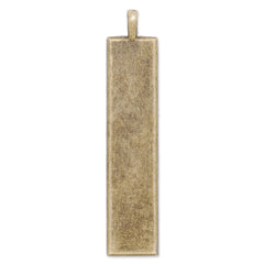 10x50mm Rectangular Pendant tray,zinc alloy filled,antique bronze plated,20pcs/lot