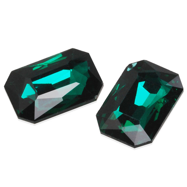 18.5 * 27mm Rectangular Cabochon Cushion Cut Fancy Crystal Stone,4627,Green Crystal,10pcs/lot
