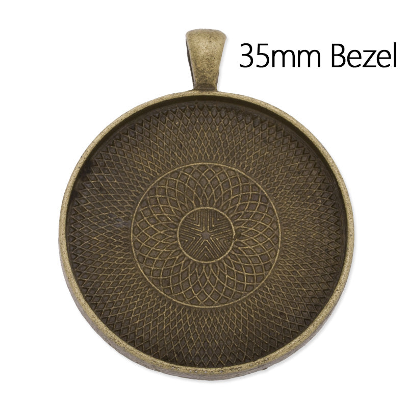 35mm Round pendant trays,zinc alloy filled,antique bronze palted,20pcs/lot