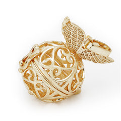 Gold 18mm Angel wings Box,Necklace Pendant,Pregnancy Peace Ball cage for 16mm beads,1pcs/lot