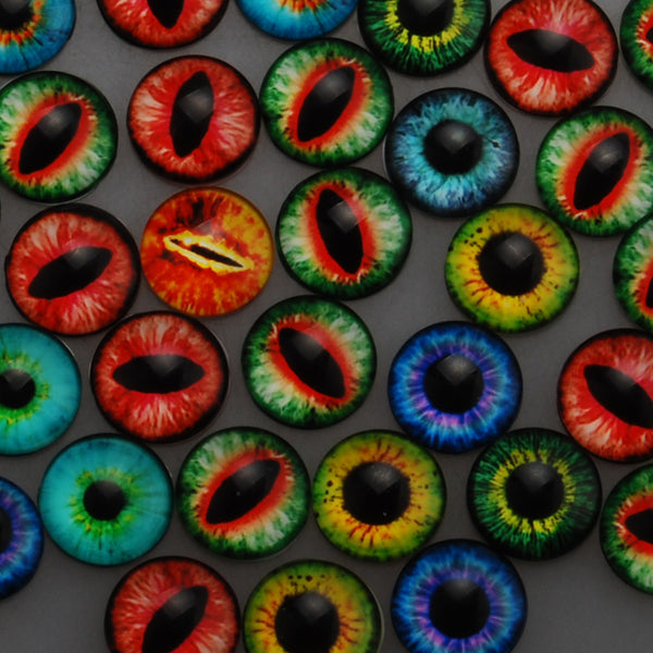 18mm Round pattern glass cabochons,Dragon's Eye glass cabochon,flat back,thickness 5mm,50 pieces/lot