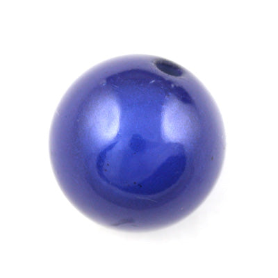 Top Quality 20mm Round Miracle Beads,Deep Blue,Sold per pkg of about 120 Pcs