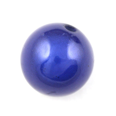 Top Quality 20mm Round Miracle Beads,Deep Blue,Sold per pkg of about 120 Pcs