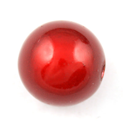 Top Quality 30mm Round Miracle Beads,Dark Red,Sold per pkg of about 37 Pcs