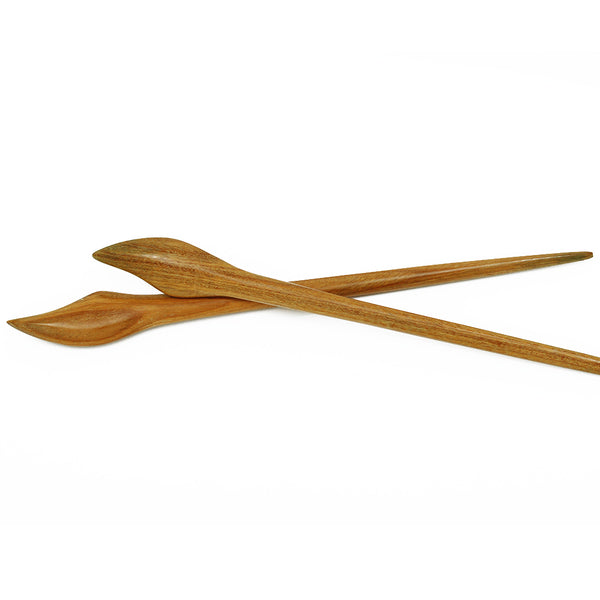 7.4 Inch Green Sandalwood Hair Stick,Hand Carved Hair Stick,Carved Hair Pin,Thickness 9 mm,sold 1pcs /lot