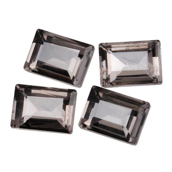 10*14mm Cartesian Rectangular bottom tip Crystal Fancy Stone,Cushion Cut Gem,Gray Crystal Faceted Stone,4527,20pcs/lot