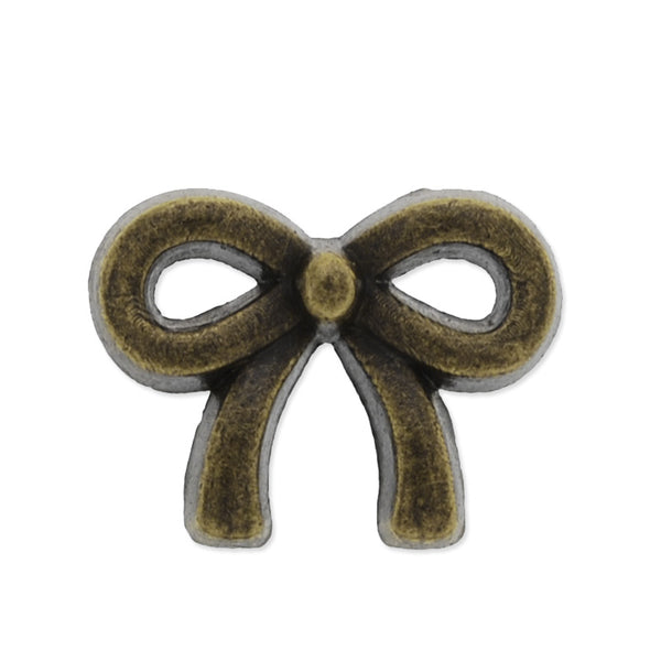 8x10.5mm antique bronze plated haning charms,bowknot,zinc alloy filled,modern jewelry charms, 100pieces/lot
