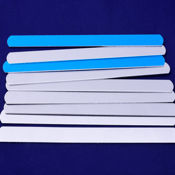 About 6"*1/2" tibetara®  Aluminum rectangle stamping blank metal blanks Stamping Supplies 5pcs 18 Gauges 10169152