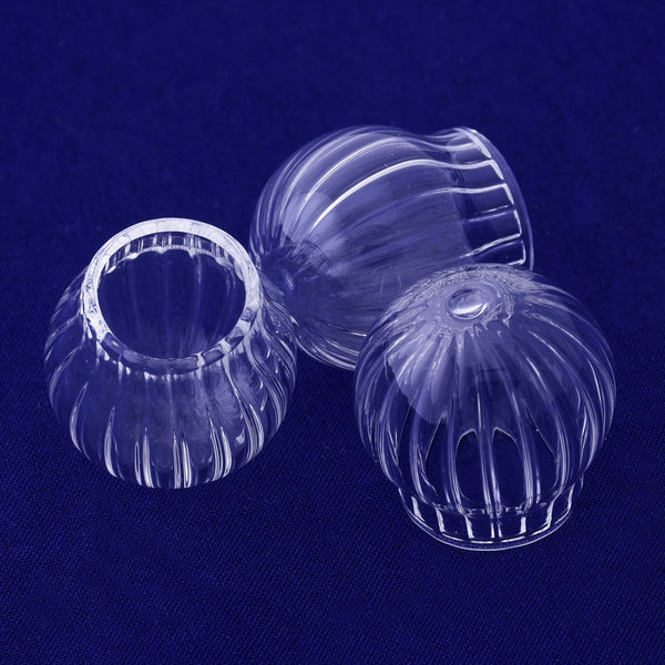 10pcs Glass Jars 15*20mm Single hole White Clear glass for jewelry Necklace Pendant making Clear Glass wishing Bottles