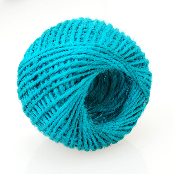 Natural Jute Bakers Twine 3 ply Rope,Wedding Wrapping Cord Thread Crafts 50M 1 Roll/Lot