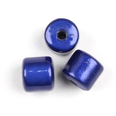 Top Quality 8*8mm Tube Miracle Beads,Deep Blue,Sold per pkg of about 1300 Pcs