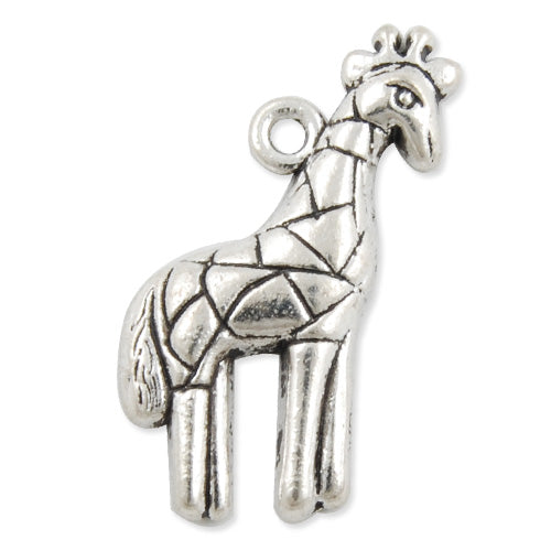 150PCS 26*17mm Vintage antique silver Zinc alloy Charms,giraffe