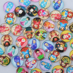 12MM Round colorful glass cabochons with mixed baby girls,Photo glass cabochons,flat back,thickness 4.5mm,50 pieces/lot