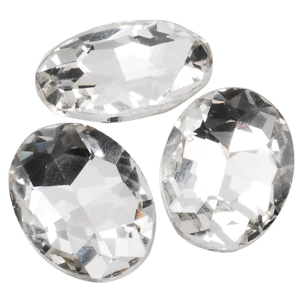 22 *30mm Briolette Crystal Oval Cushion Cut Fancy Stone,4127,White & Clear Crystal Fancy Stone,10pcs/lot
