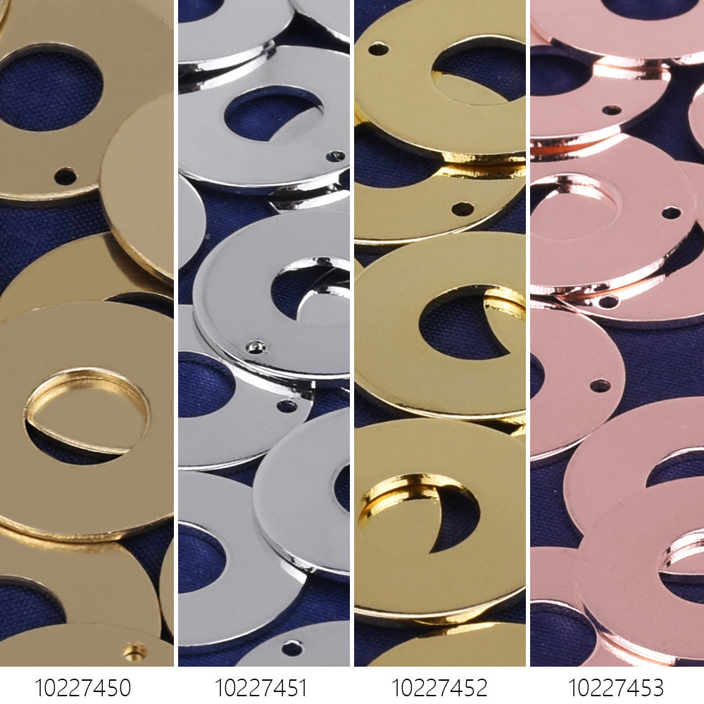 3/4" Brass Stamping Blank Washer Circle Mini Round Tags Charm 10pcs 102274