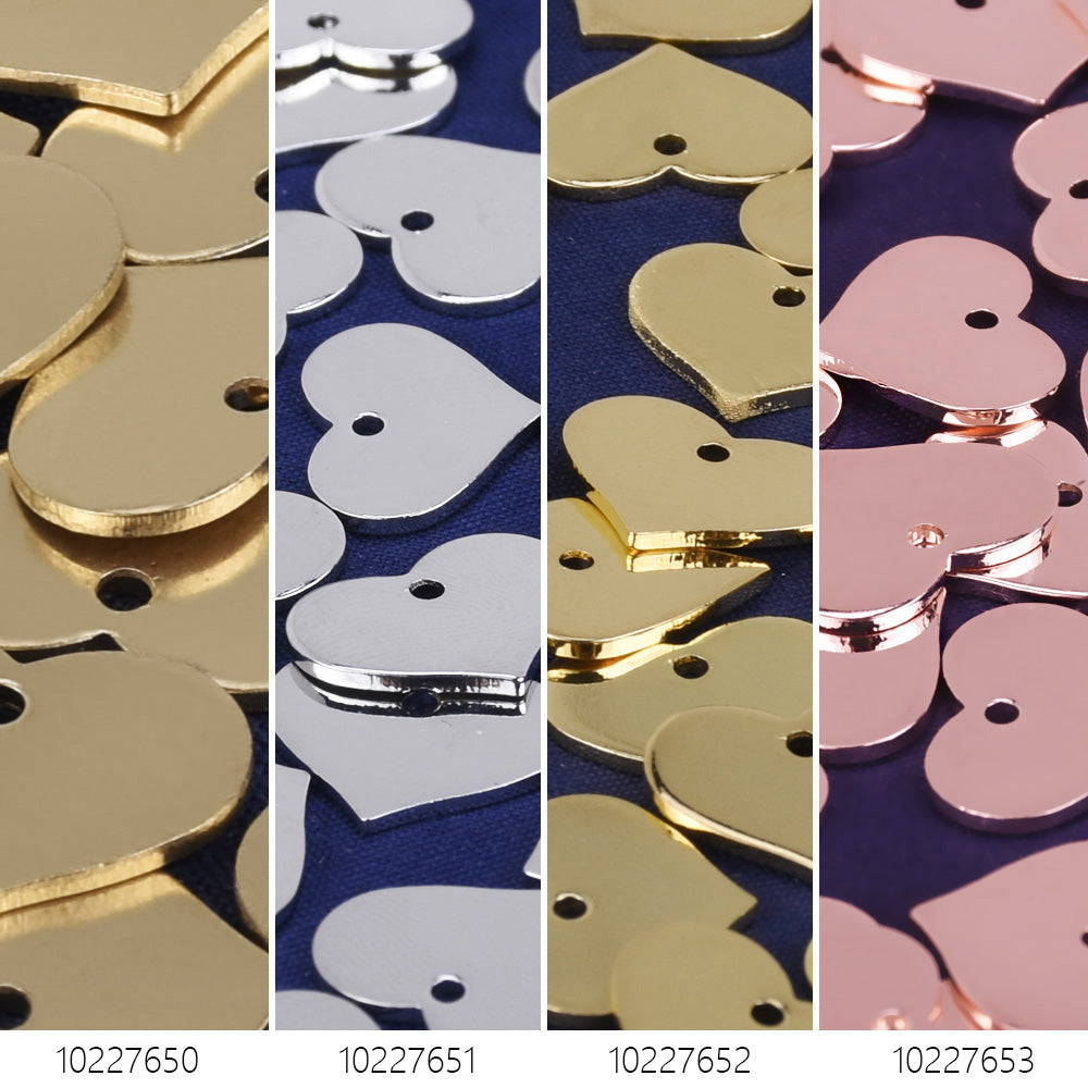 3/8"*1/2" Brass Heart Shaped Stamping Tags Heart Charms Personalized Heart blanks 10pcs