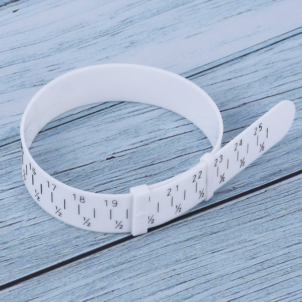 27.3*16*1mm Plastic bracelet measuring tool Measuring Tool bracelet Gauge Multiple plastic sizing tool 2pcs 10246850