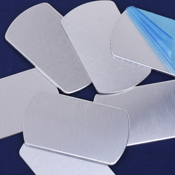 1 1/8"*2" Aluminum Stamping Blanks Metal Stamping Blanks Dogtag Stamping Tags Craft Supplies 20pcs 10251550