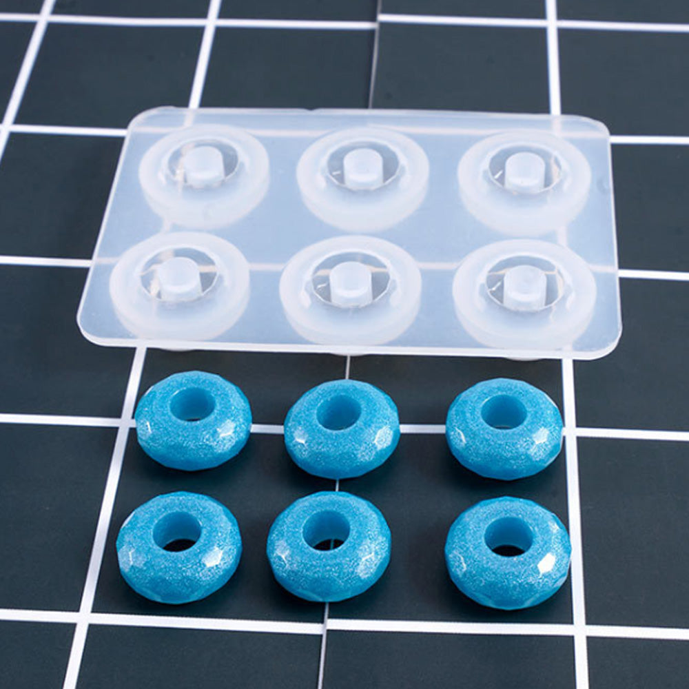 12/16mm Round Diamond Bead Silicone Mold bracelet earring beads mold diy making jewelry craft supplies 1pcs