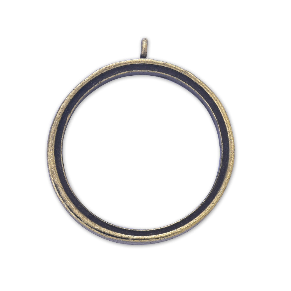 38mm Alloy Round Open Back Bezel Charms Frame Open Back for Resin open bezel setting Findings 10pcs 10254808