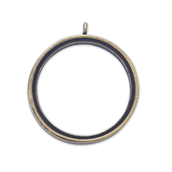 38mm Alloy Round Open Back Bezel Charms Frame Open Back for Resin open bezel setting Findings 10pcs 10254808