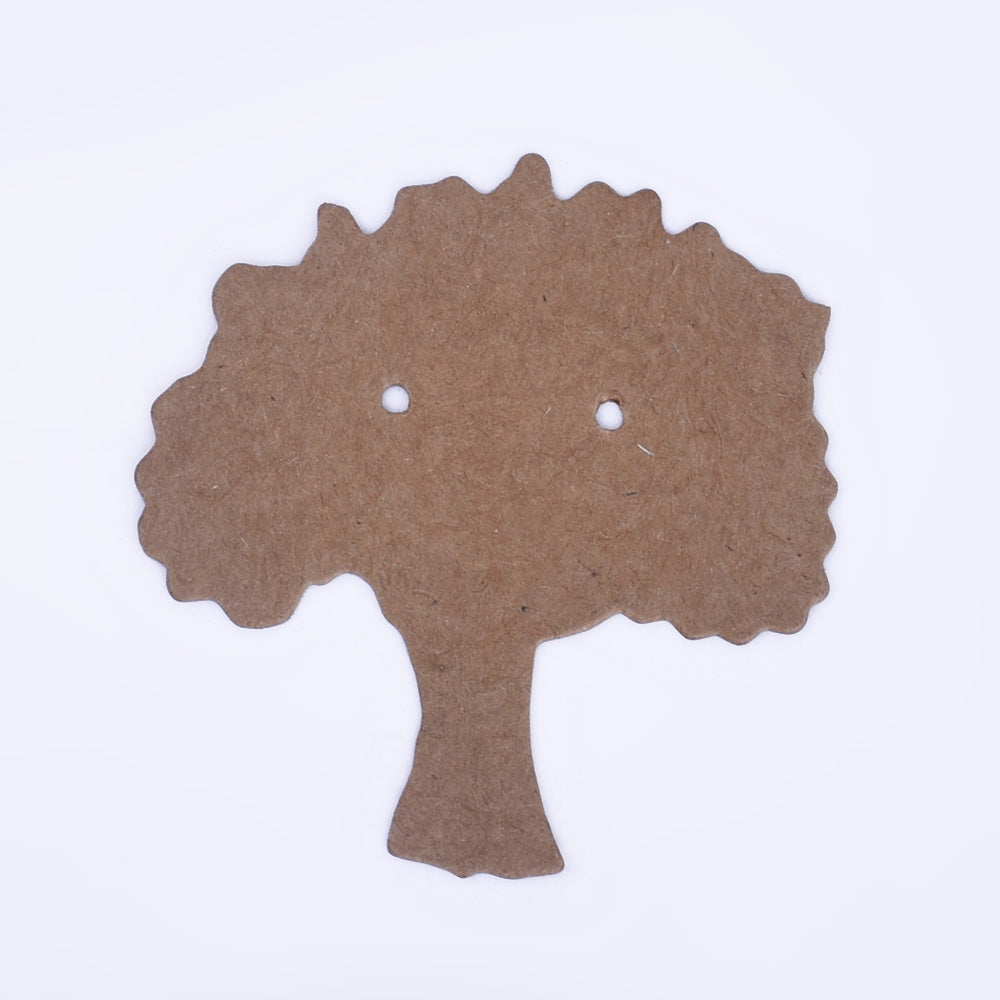 Kraft Paper Pineapple/Life Tree/Cat Shape Earring Card Kraft Display Card Earring Holder 100pcs 10258