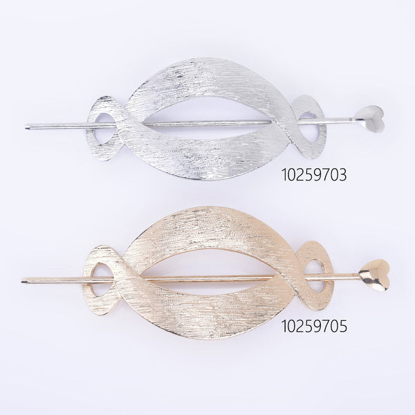 3 1/4" Alloy Geometric hair clip Minimalist Hair Clip hair pin Simple Hair Accessory Gift for Her 1pcs 102597