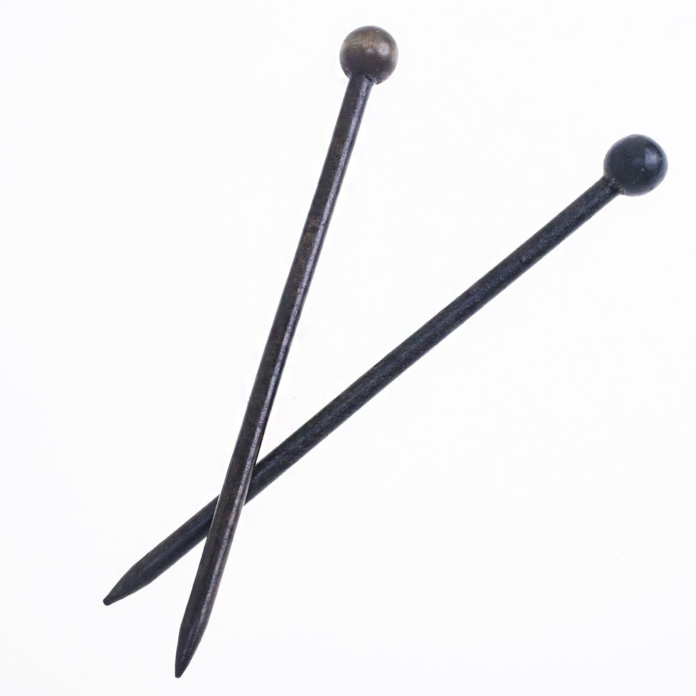 5 1/2" Wooden Hair Sticks Dome Head Hair Pins wood hair accessories for long hair 5pcs 102606