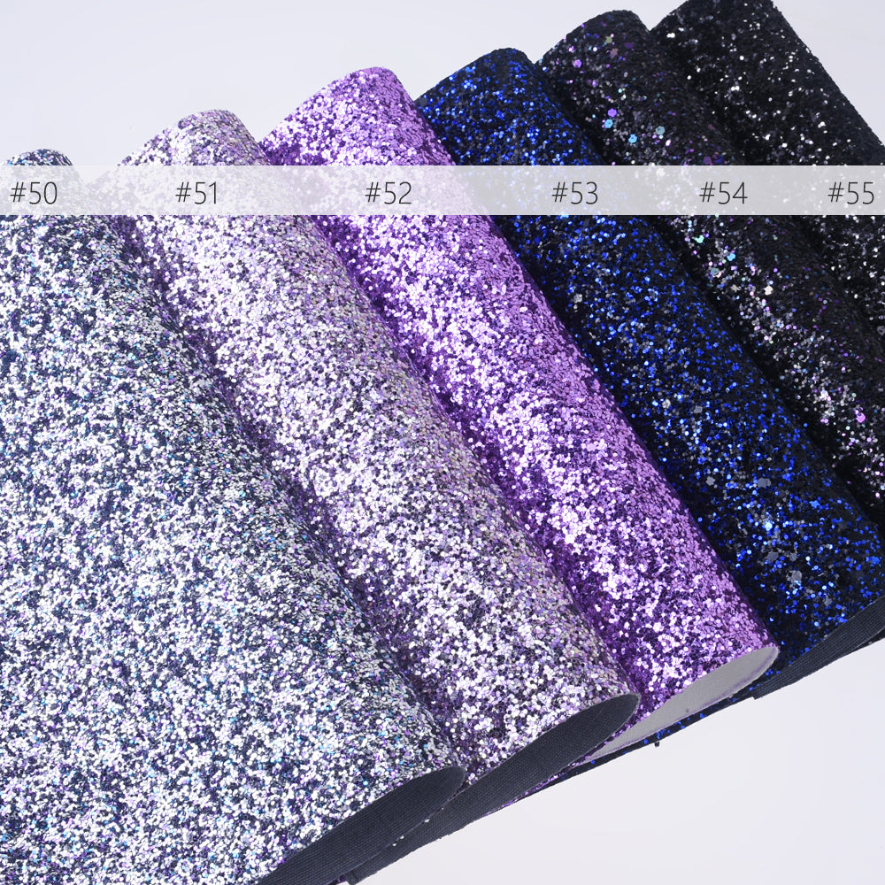 8*12" Glitter Faux leather sheets Glitter Fabric Sheet PU Synthetic Leather Sheets headbands 1pcs 102637