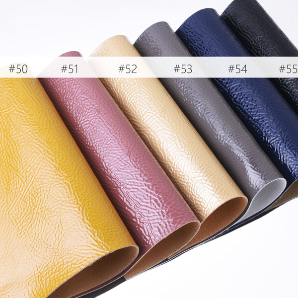 8*12" Hami melon Grain Faux Leather Sheets Leather Fabric Sheets Craft supplies 1pcs 102641