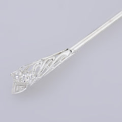 160*8*3mm Alloy Hairpin Hair Stick Hair Clip brass Flower Hair Findings Hair Accessories for Women Gift 5pcs 102663