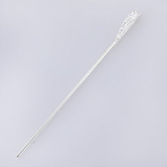 160*8*3mm Alloy Hairpin Hair Stick Hair Clip brass Flower Hair Findings Hair Accessories for Women Gift 5pcs 102663