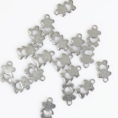 Stainless Steel charms pendant Blank Stamping Tag Pendants Butterfly Dolphin Rabbit Bear Dragonfly Star to choose 50pcs 102684