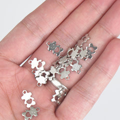 Stainless Steel charms pendant Blank Stamping Tag Pendants Butterfly Dolphin Rabbit Bear Dragonfly Star to choose 50pcs 102684