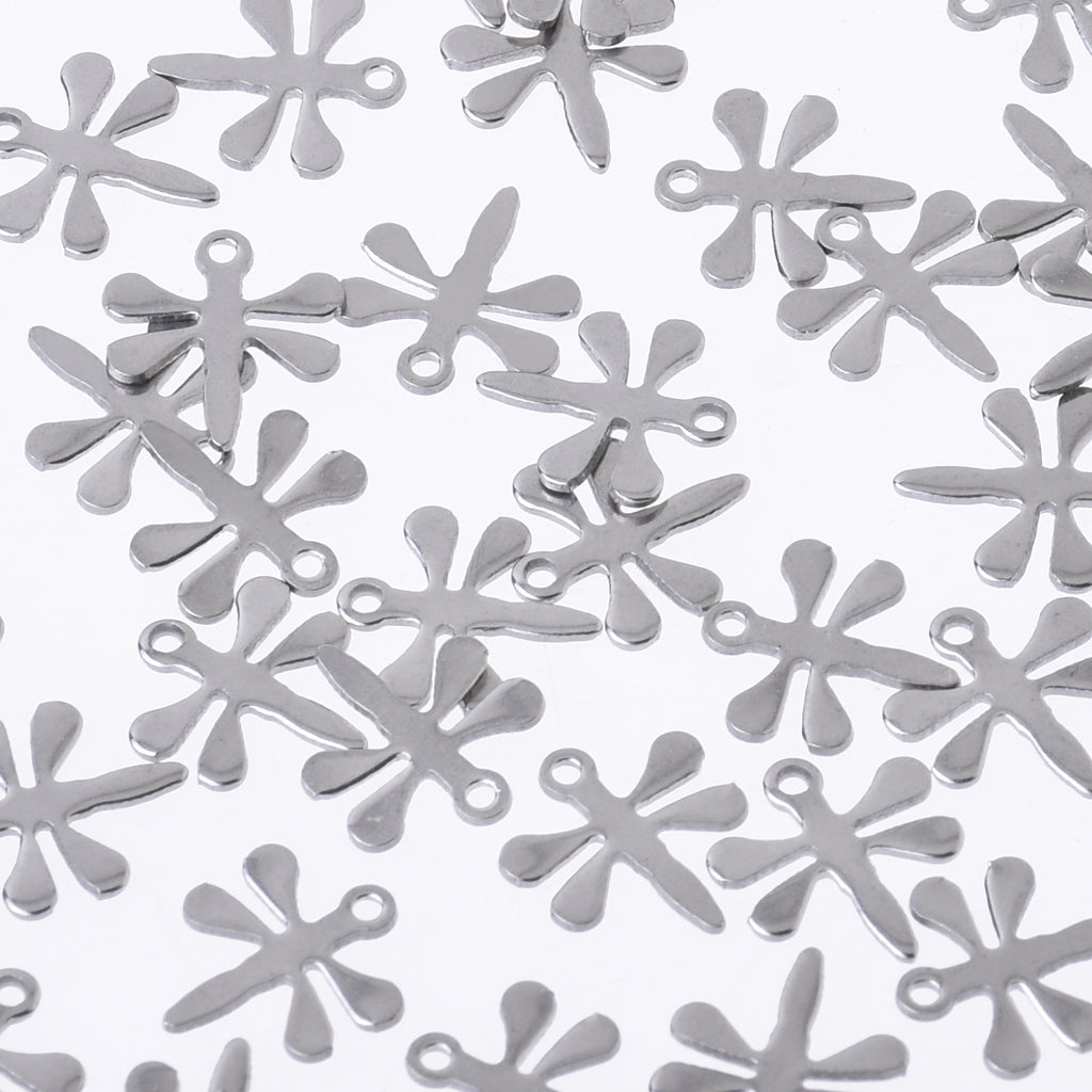 Stainless Steel charms pendant Blank Stamping Tag Pendants Butterfly Dolphin Rabbit Bear Dragonfly Star to choose 50pcs 102684