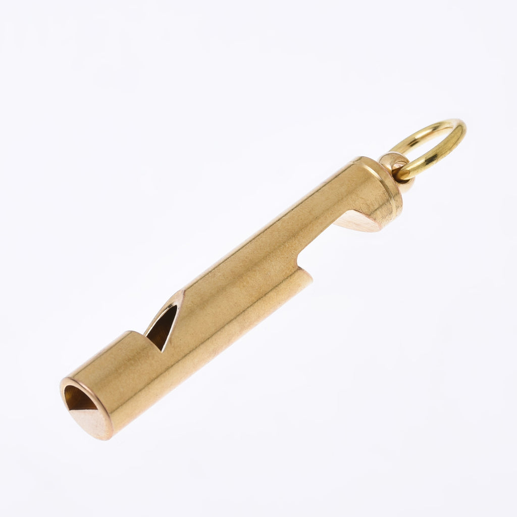 3/8"*2 1/2" Brass Whistle bottle opener Stylish Safety Whistle pendant keychain edc tool Survival Supplies 1pcs 10269050