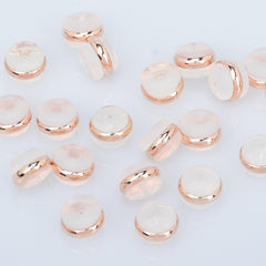 7mm Earring Back Stoppers Rubber Ear Nuts Ear Back Earring Component Findings Wholesale 10pcs 102764