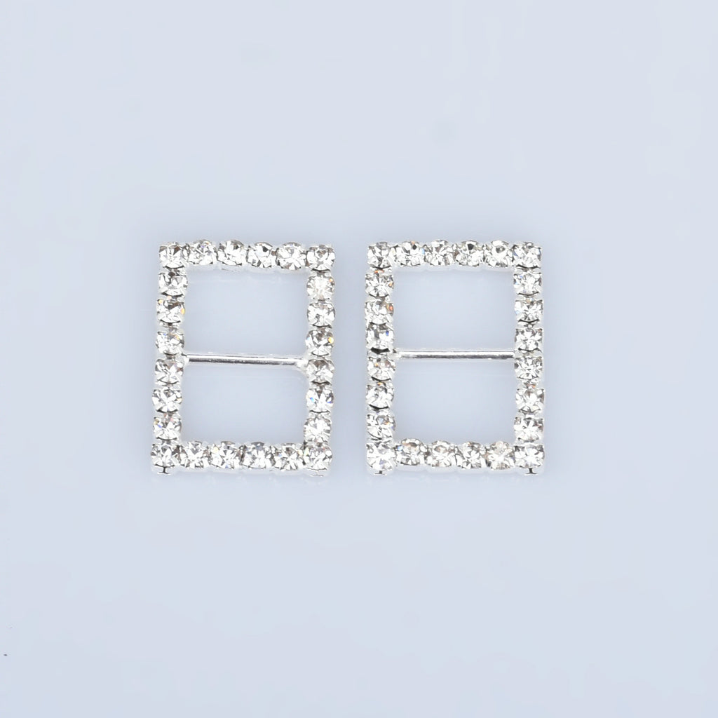 Bling Metal Rhinestone Buckle Sliders Square/Rectangle/teardrop/Heart/Round/Oval shape ribbon sliders DIY Jewelry 10pcs 102766