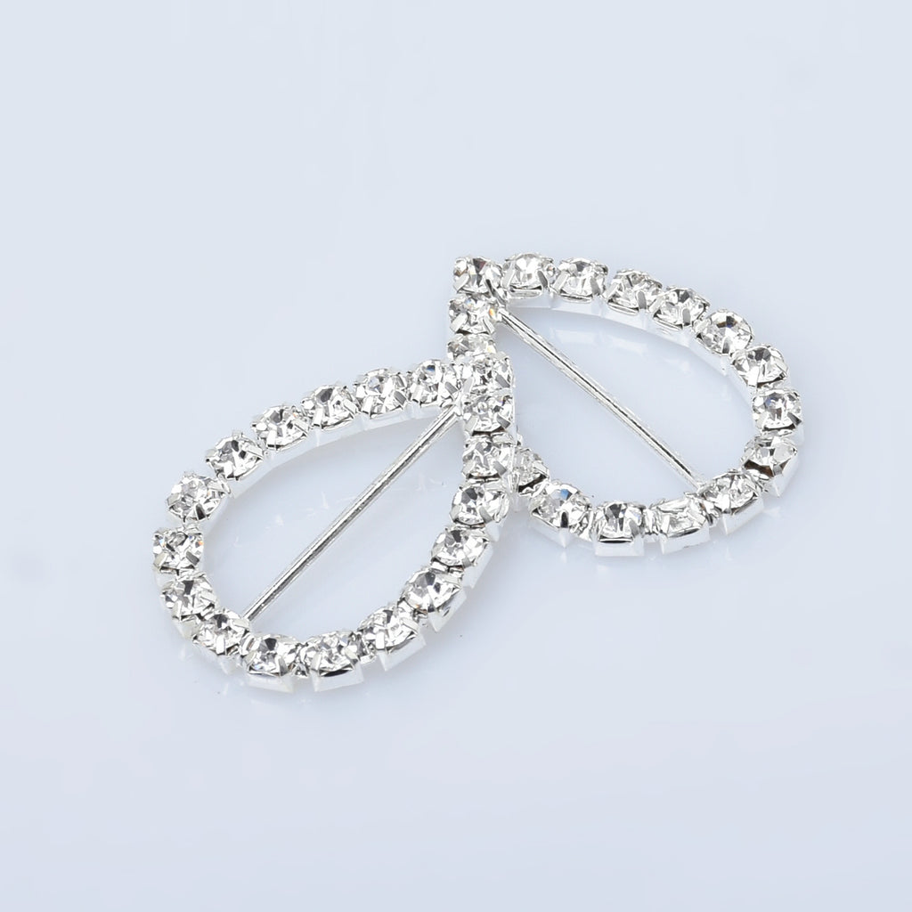 Bling Metal Rhinestone Buckle Sliders Square/Rectangle/teardrop/Heart/Round/Oval shape ribbon sliders DIY Jewelry 10pcs 102766
