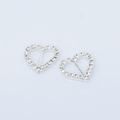 Bling Metal Rhinestone Buckle Sliders Square/Rectangle/teardrop/Heart/Round/Oval shape ribbon sliders DIY Jewelry 10pcs 102766