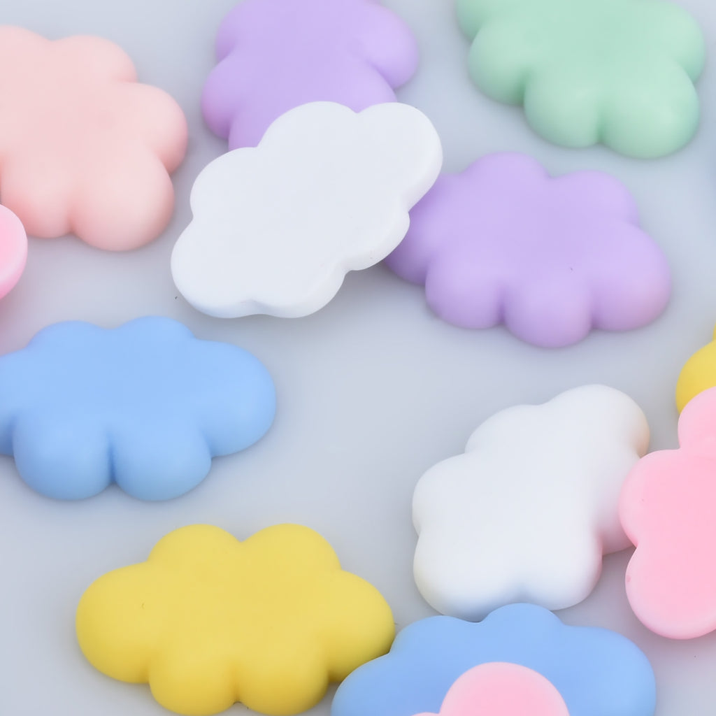 25*17mm Resin Cloud Cabochon Flatback Cloud Charm for Decoden Phone Ca –  Rosebeading Official