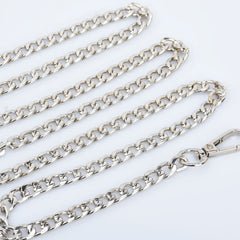 High Quality 9mm Width Iron Flat Chain Metal Shoulder Handbag Strap Chain purse chain 60cm/120cm Length to choose 1pcs 10281