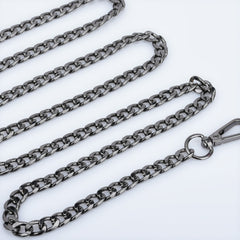 High Quality 9mm Width Iron Flat Chain Metal Shoulder Handbag Strap Chain purse chain 60cm/120cm Length to choose 1pcs 10281